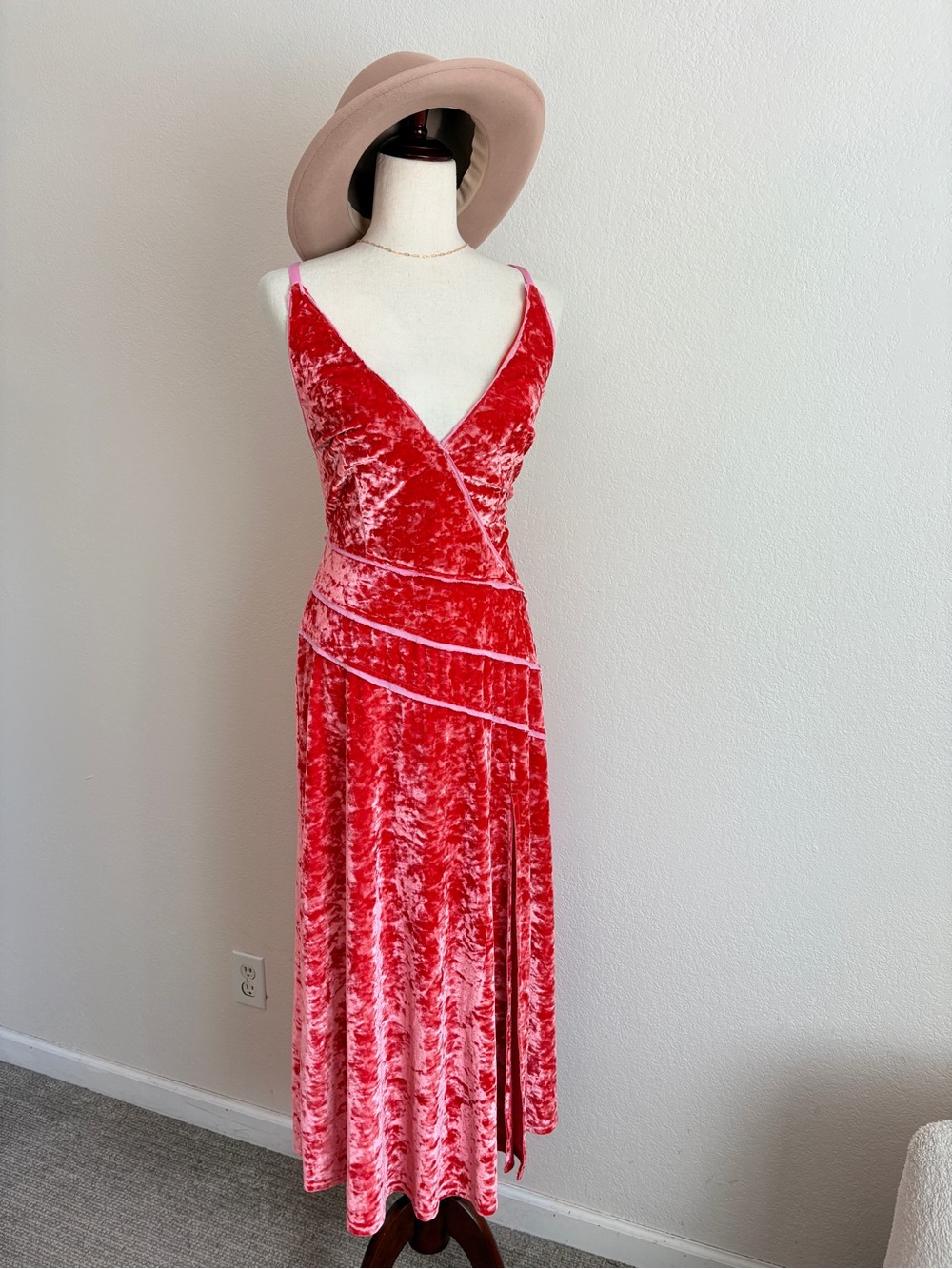 Free People Deja Velvet Midi Dress - Picture 12 of 12